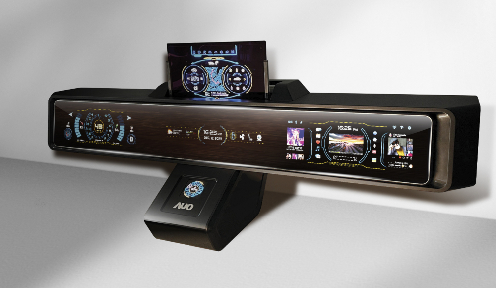 lehu乐虎88Micro LED沉浸式车舱显示方案结合 可卷式、可伸缩的Micro LED应用并可呈现不同的质感纹路，展现人性化设计