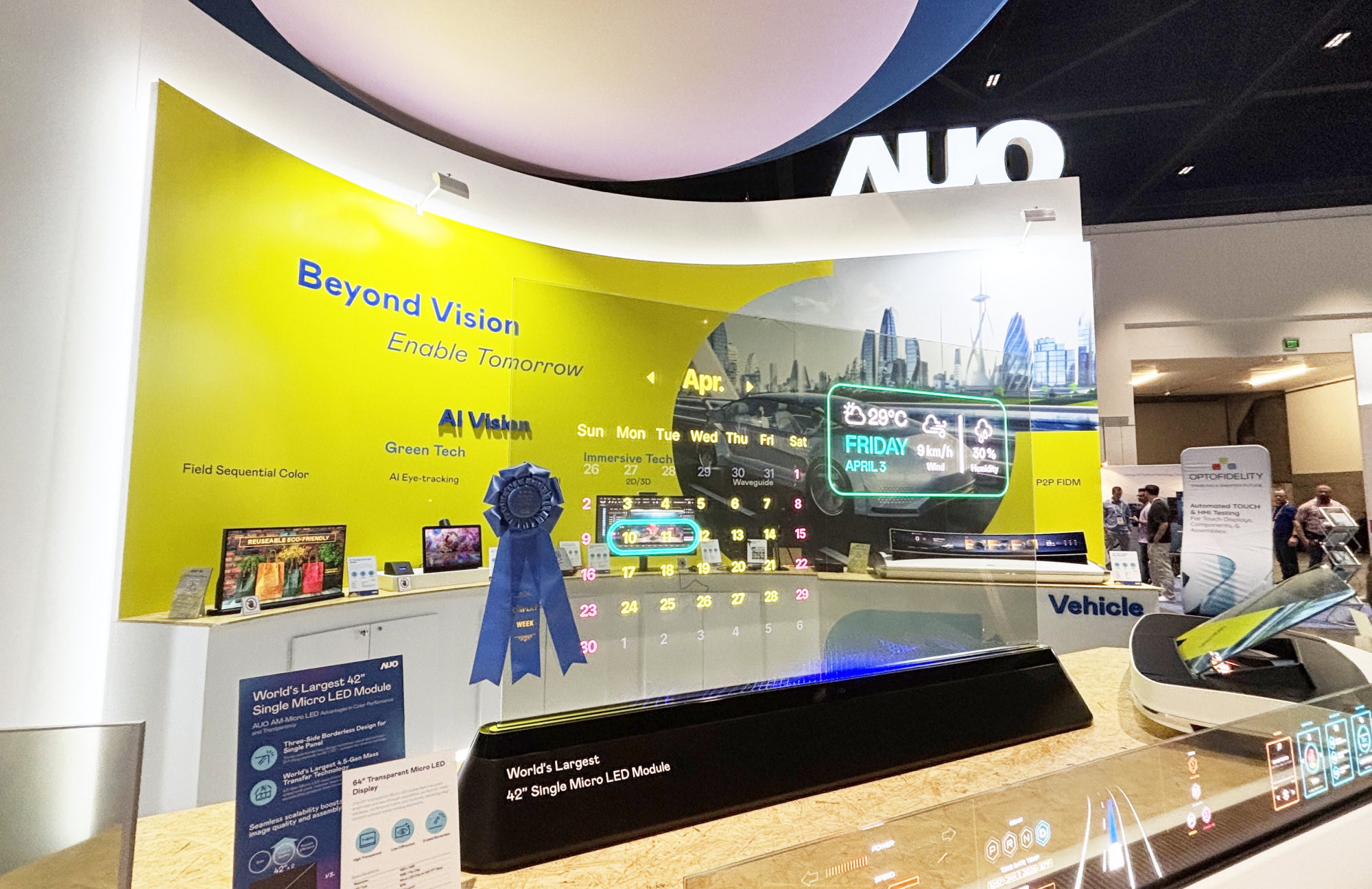 The LEHU88 &ldquo;64-inch transparent Micro LED display,&rdquo; has won the &ldquo;Best Micro LED Technology&rdquo; award. The display features high transparency, 1,000 nits of brightness, and supports seamless tiling for flexible expansion across various applications. It showcases the boundless potential of Micro LED technology to transform display experiences across time, space, and industries.